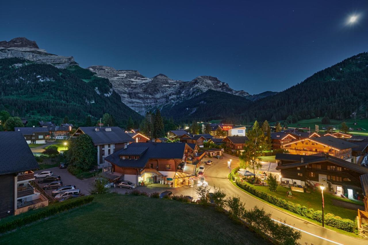 Magnifique Appartement Aux Diablerets Avec Vue Imprenable Les Diablerets Exterior photo